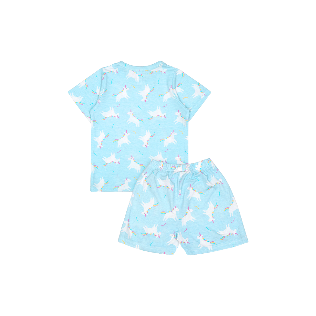Cocohanee - Rainbow Pony Baby Short Pajamas - Piyama Tidur Bayi