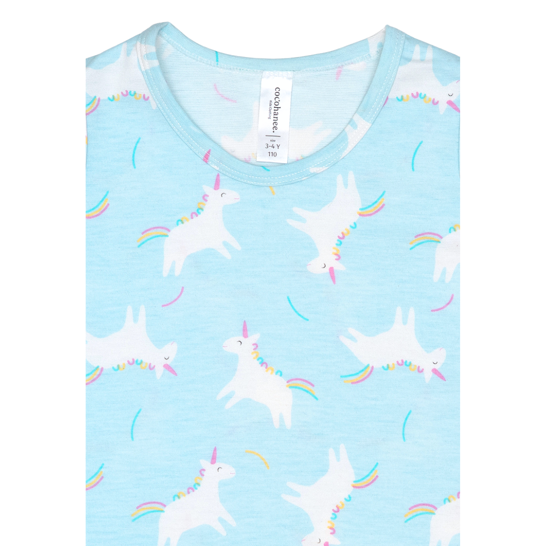 Cocohanee - Rainbow Pony Baby Short Pajamas - Piyama Tidur Bayi
