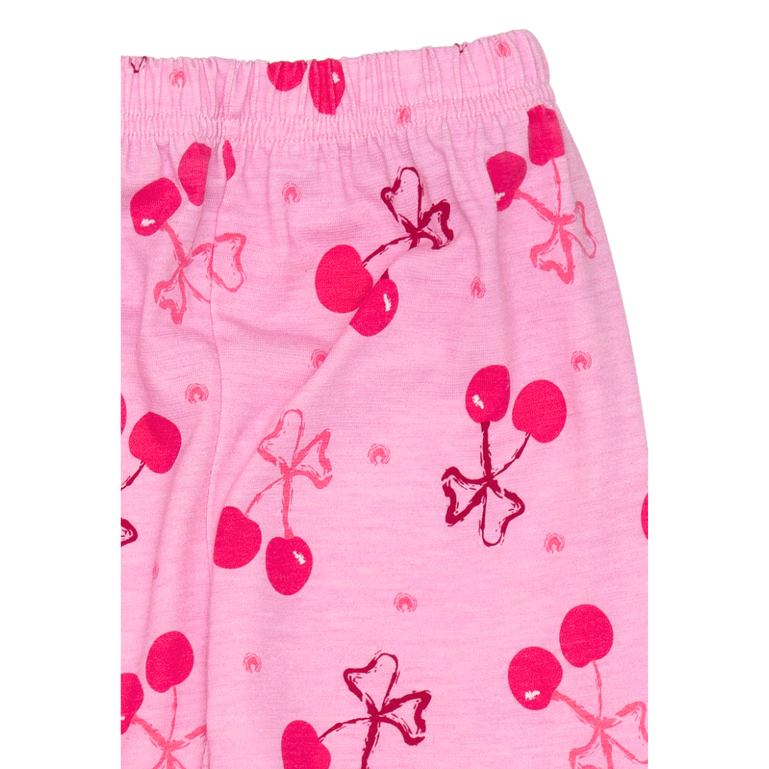 Cocohanee - Pinky Cherry Short Pajamas - Piyama Tidur Anak