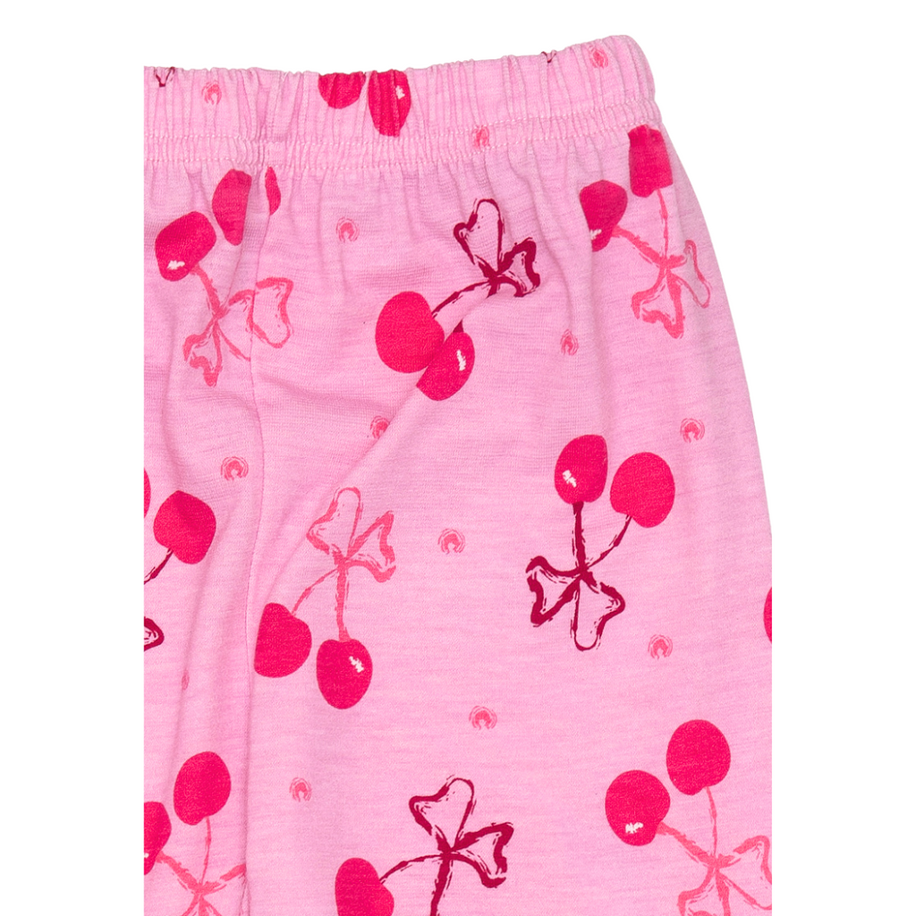 Cocohanee - Pinky Cherry Baby Short Pajamas - Piyama Tidur Bayi