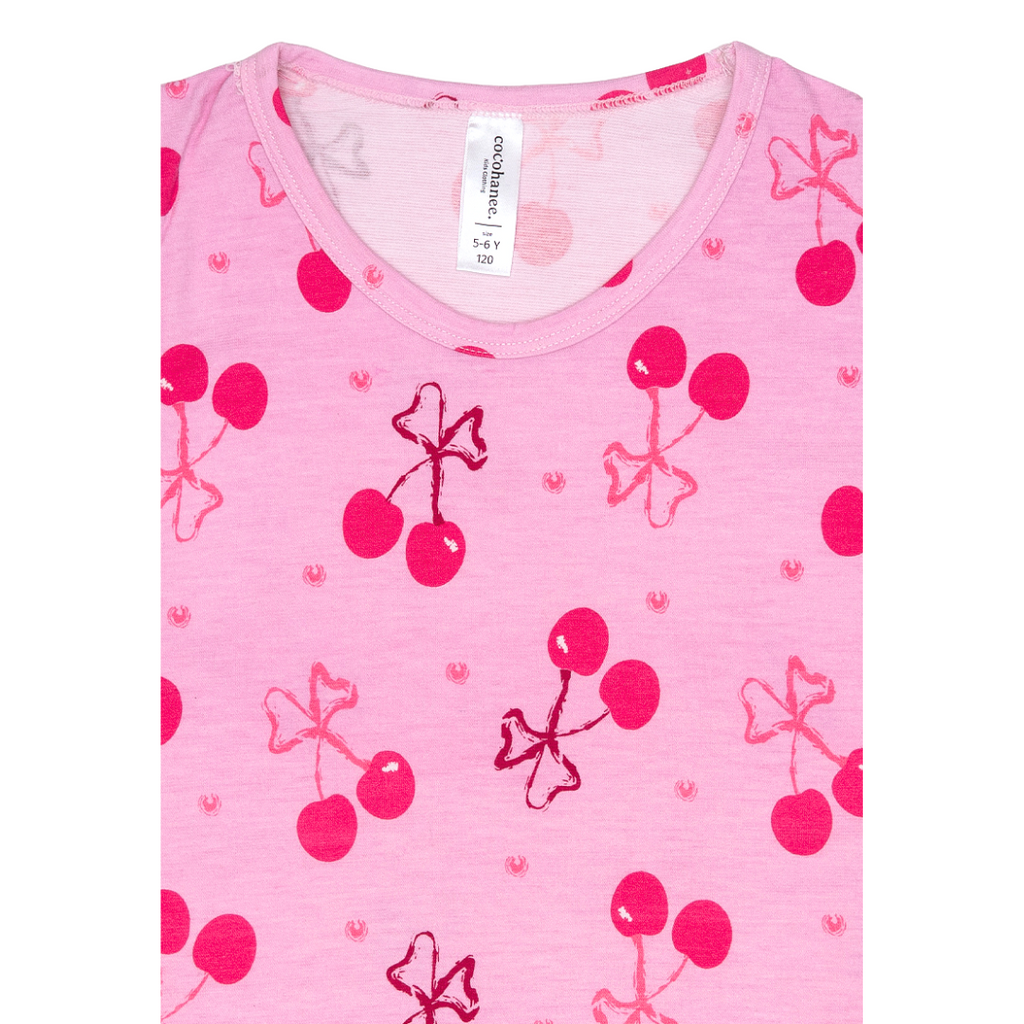 Cocohanee - Pinky Cherry Sleeveless Set - Setelan Anak Tanpa Lengan