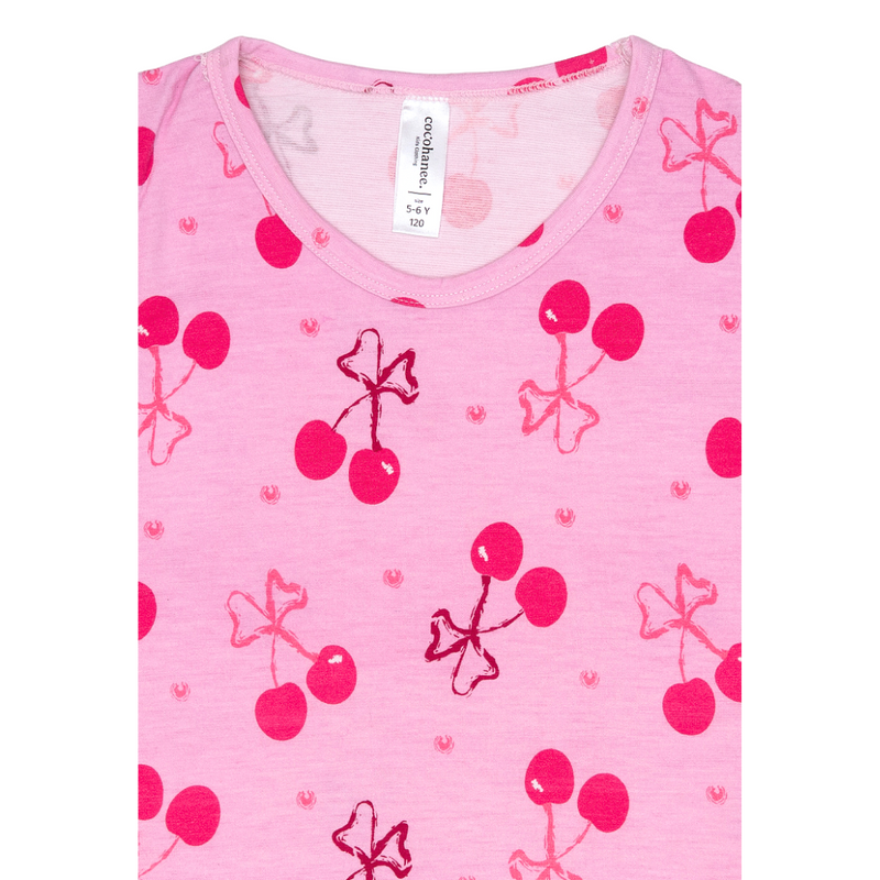 Cocohanee - Pinky Cherry Sleeveless Set - Setelan Anak Tanpa Lengan
