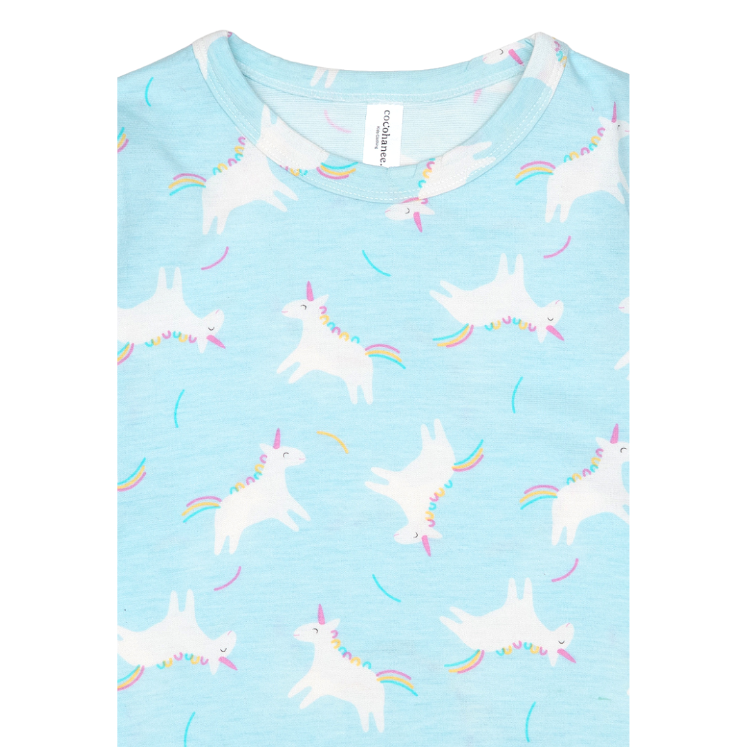 Cocohanee - Rainbow Pony Cozy Pajamas - Piyama Tidur Anak