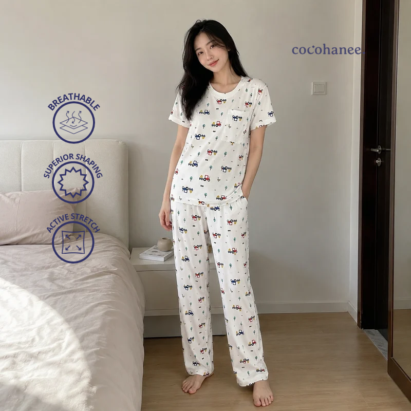 Cocohanee Local Market - Lune Cozy Pajamas Harvest Ride
