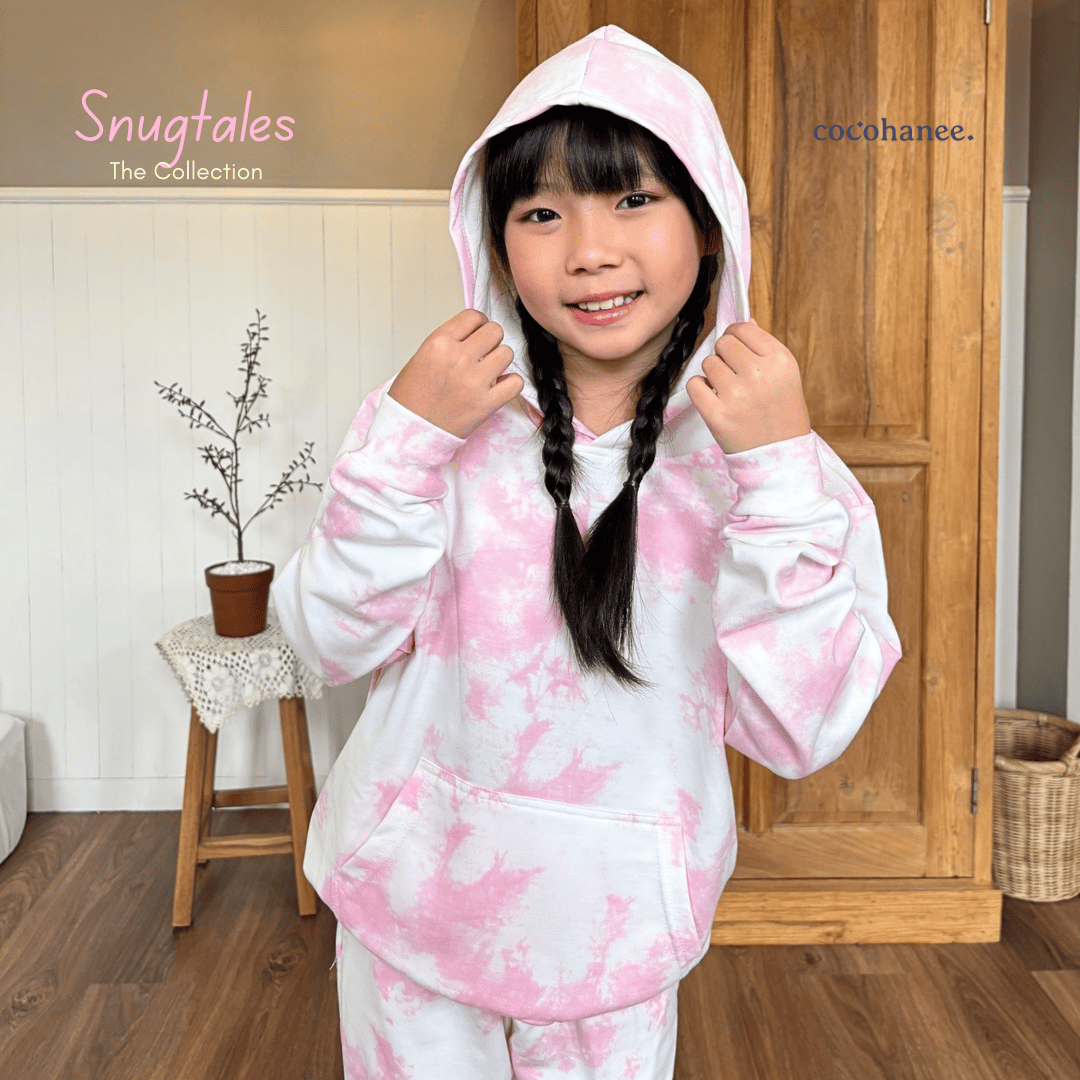 Hoodie Set - Tie Dye Loungewear - Setelan Anak Baby Terry