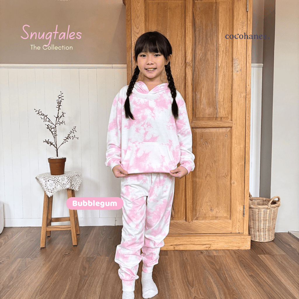 Hoodie Set - Tie Dye Loungewear - Setelan Anak Baby Terry
