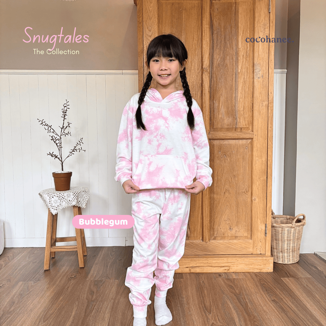 Hoodie Set - Tie Dye Loungewear - Setelan Anak Baby Terry