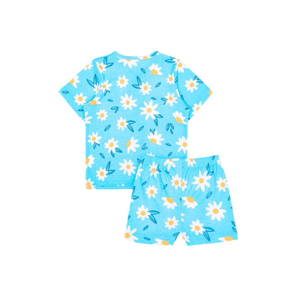 Cocohanee - Cosmos Field Button Down Short Pajamas - Piyama Bayi dan Anak dengan Kancing Depan