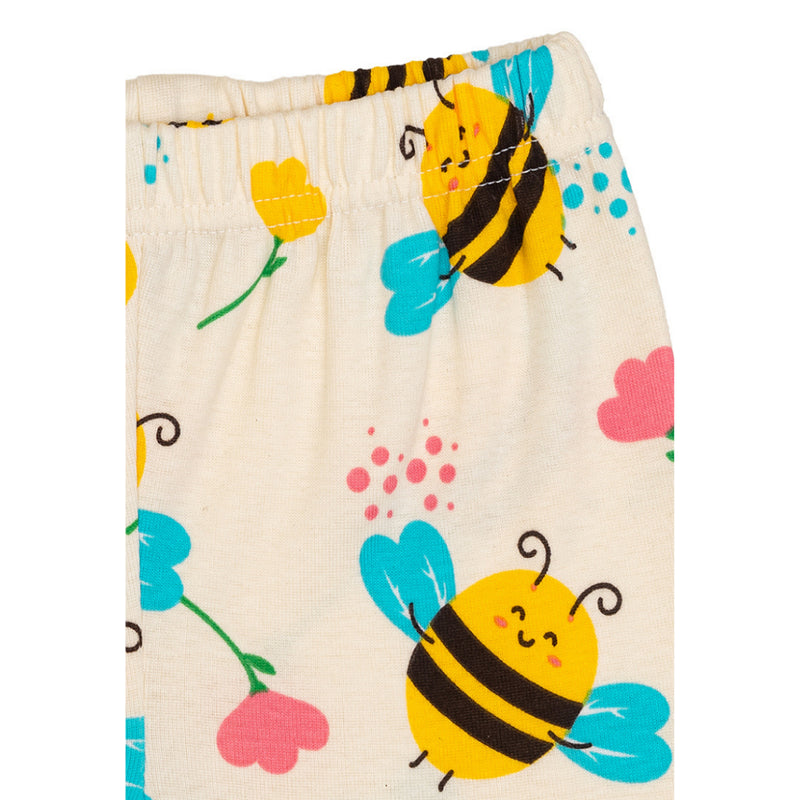 Cocohanee - Morning Bee Button Down Short Pajamas - Piyama Bayi dan Anak dengan Kancing Depan