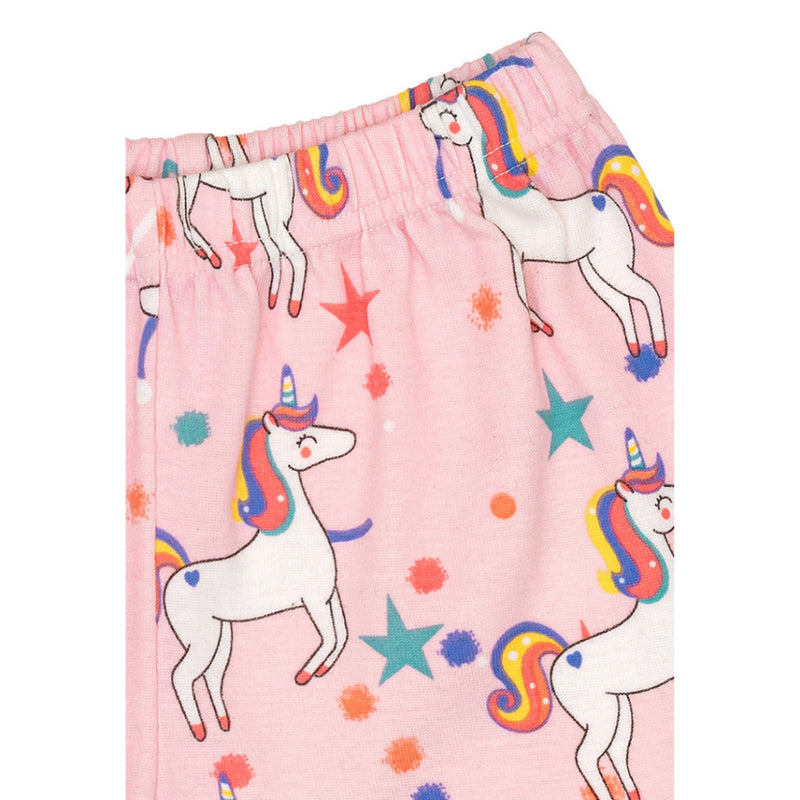 Cocohanee - Unicorn World Button Down Short Pajamas - Piyama Bayi dan Anak dengan Kancing Depan