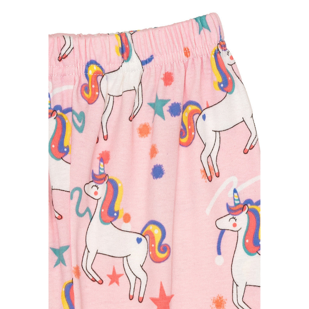 Cocohanee - Unicorn World Shoulder Button Long Pajamas - Piyama Bayi dan Anak dengan Kancing di Bahu