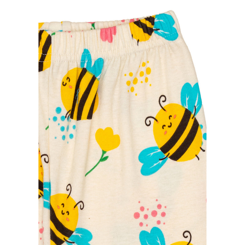 Cocohanee - Morning Bee Button Down Long Pajamas - Piyama Bayi dan Anak dengan Kancing Depan