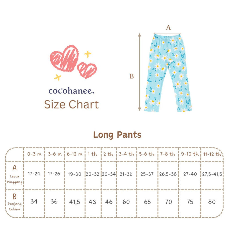 Cocohanee - Zoo Paradise Long Pants - Celana Panjang Anak Motif