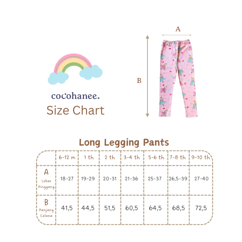 Cocohanee - Outer Space Legging Motif- Celana Legging Anak Motif