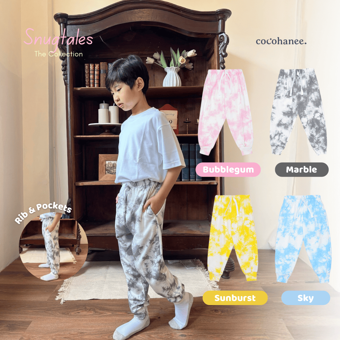 Jogger - Tie Dye Loungewear - Jogger Anak Baby Terry