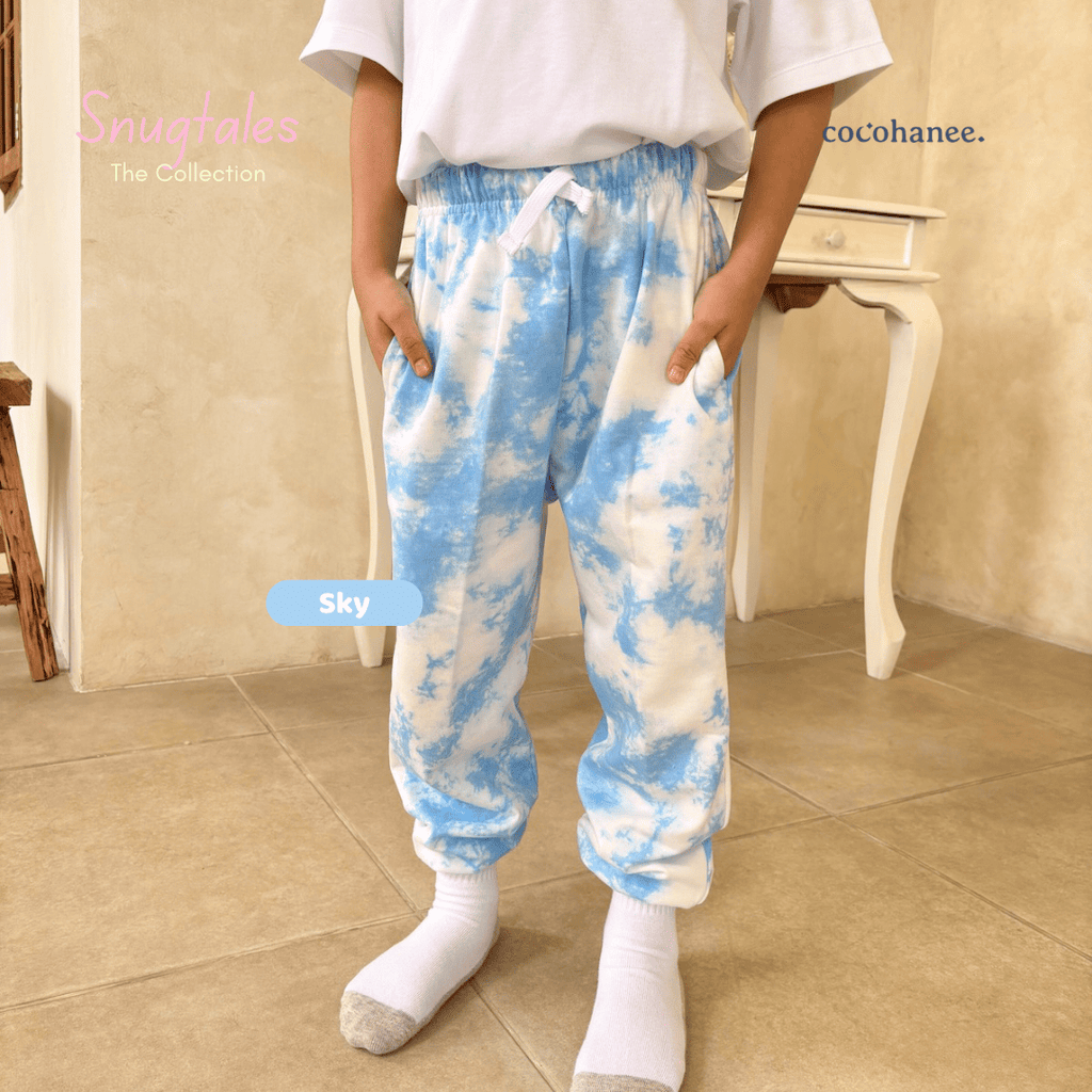 Jogger - Tie Dye Loungewear - Jogger Anak Baby Terry