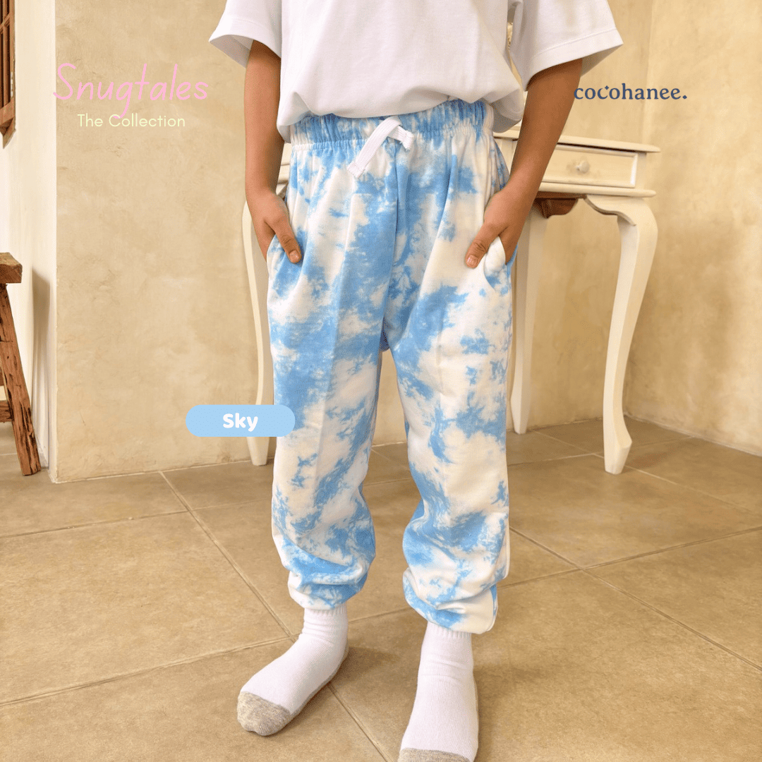 Jogger - Tie Dye Loungewear - Jogger Anak Baby Terry