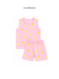 Cocohanee Local Market - Sleveeless Set Pajamas Lemonade