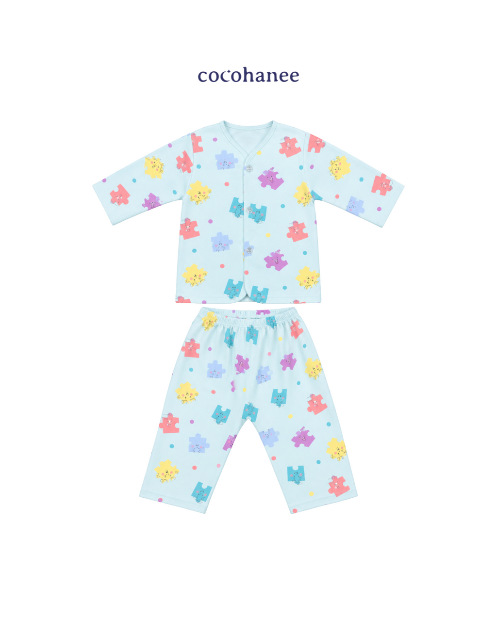 Cocohanee Wonderverse - Long Button Down Pajamas Little Pieces