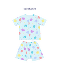 Cocohanee Wonderverse - Short Button Down Pajamas Little Pieces