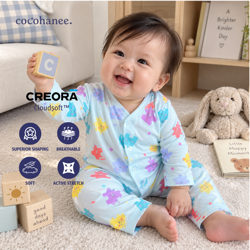 Cocohanee Wonderverse - Long Button Down Pajamas Little Pieces