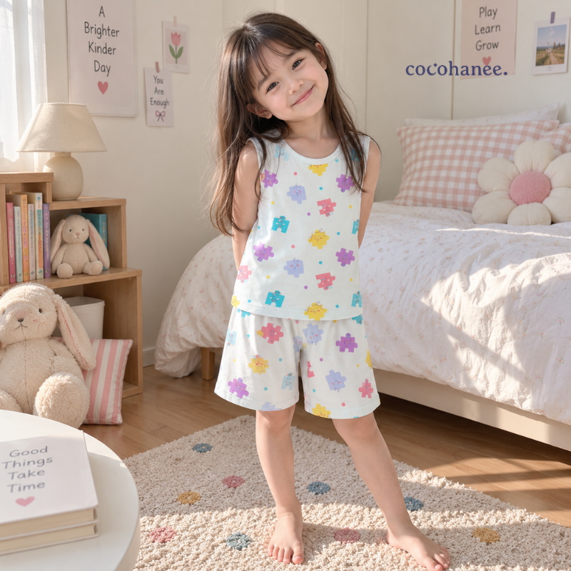 Cocohanee Wonderverse - Sleeveless Set Pajamas Little Pieces