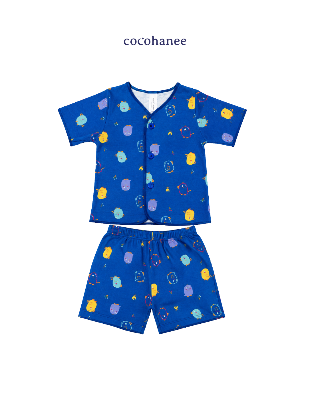 Cocohanee Local Market - Short Button Down Pajamas Pop Wings
