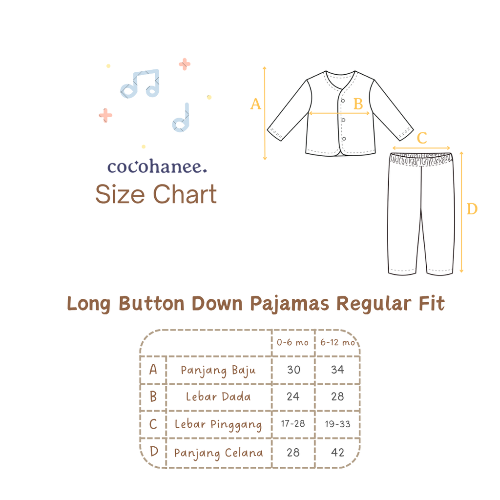CocohaneeLocal Market - Long Button Down Pajamas Lemonade