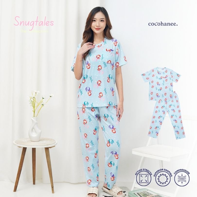 Mermaid World - Lune Cozy - Piyama Tidur Dewasa