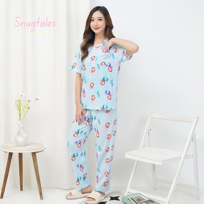 Mermaid World - Lune Cozy - Piyama Tidur Dewasa