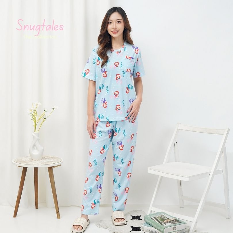 Mermaid World - Lune Cozy - Piyama Tidur Dewasa