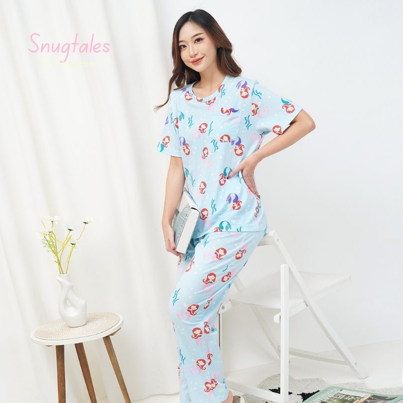 Mermaid World - Lune Cozy - Piyama Tidur Dewasa
