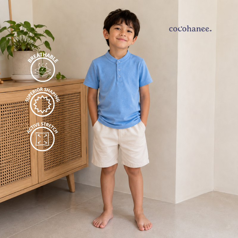 Cocohanee - Essentials Collared Polo Shirt