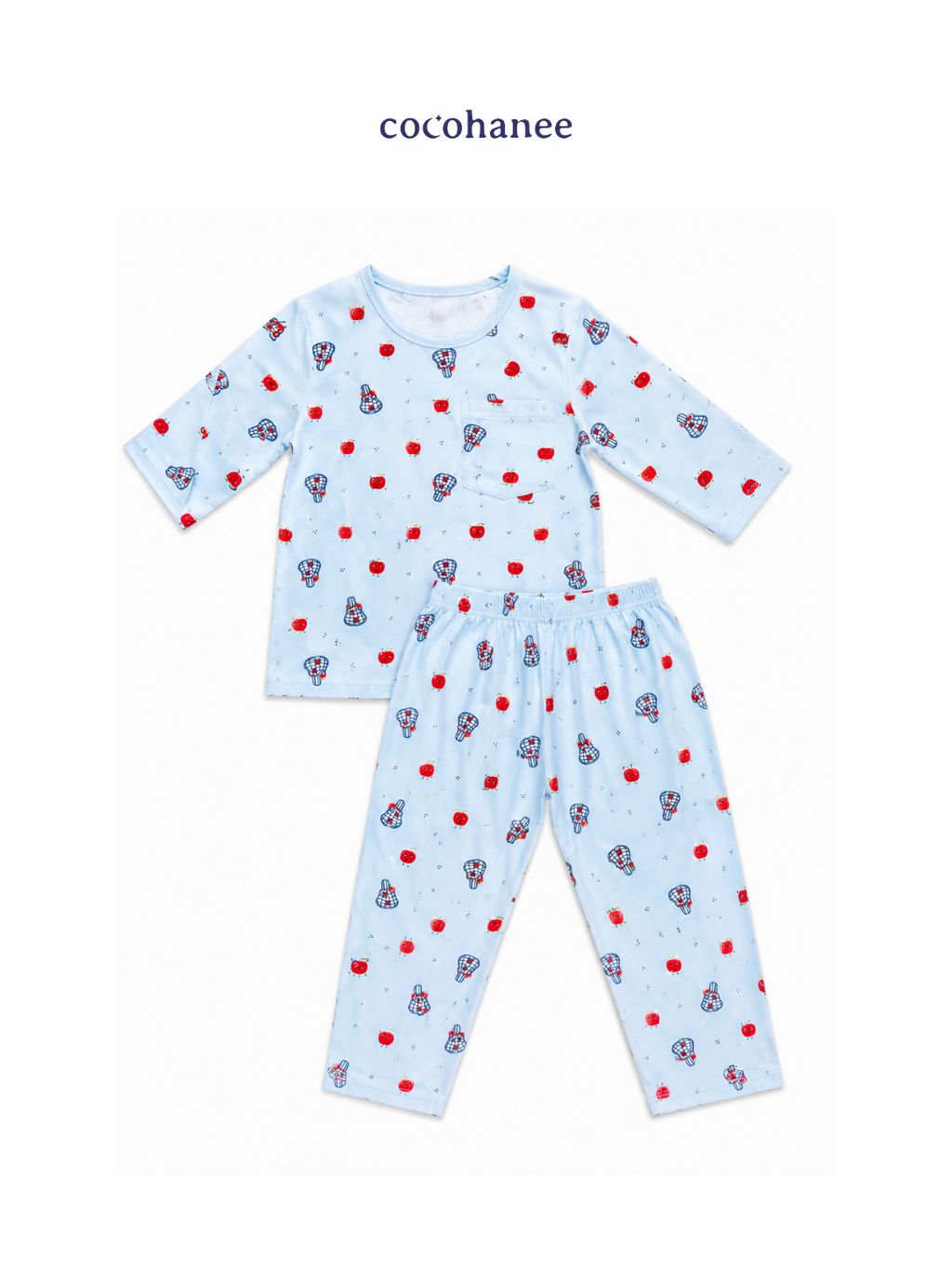 Cocohanee Local Market - Lune Long Pajamas Pomme Play