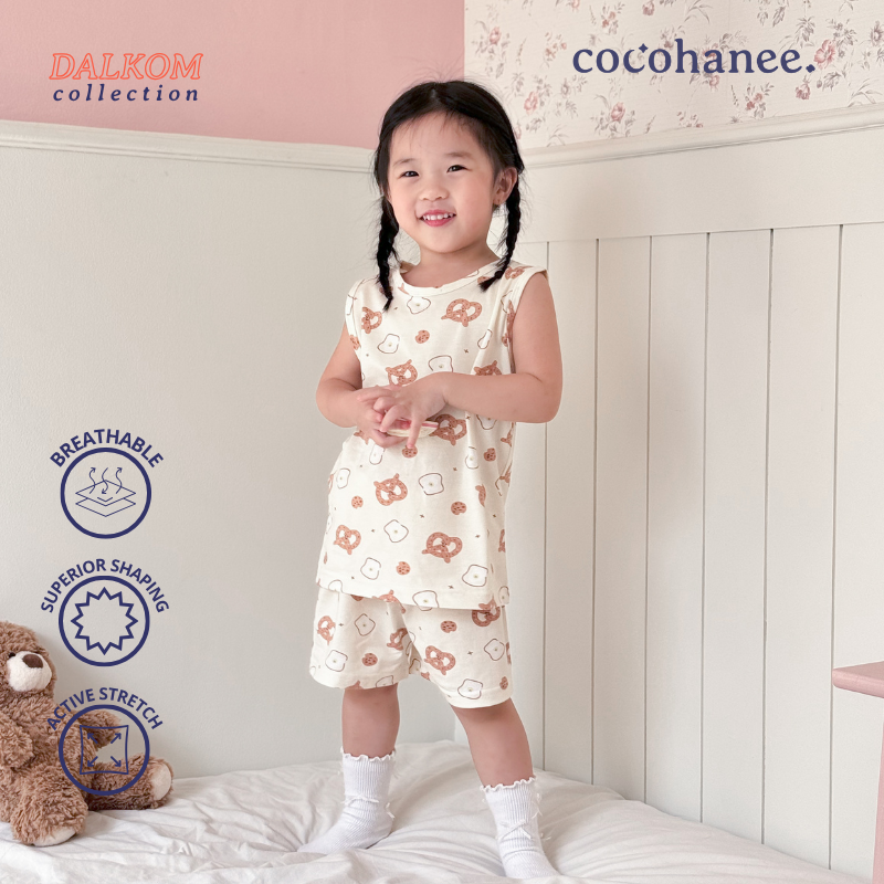 Pretzels - Sleeveless Pajamas - Piyama Tidur Anak