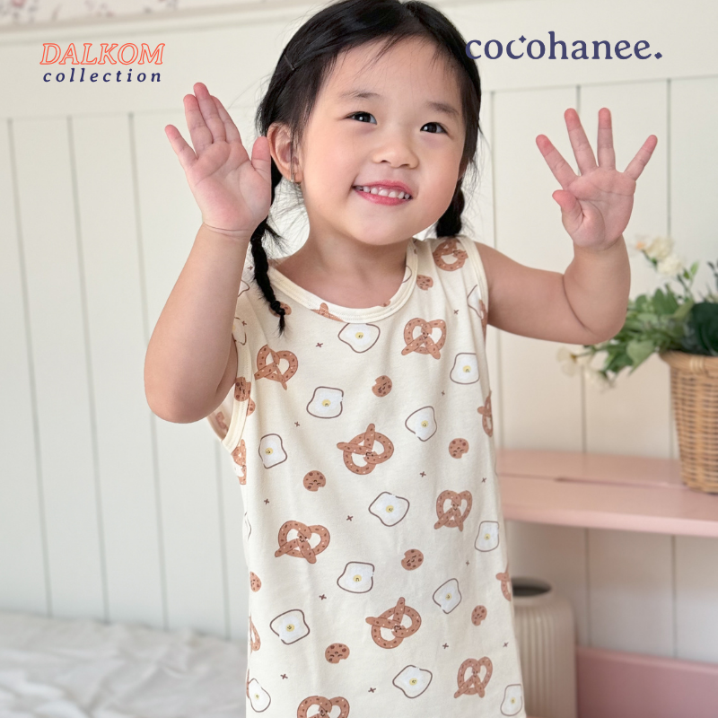 Pretzels - Sleeveless Pajamas - Piyama Tidur Anak