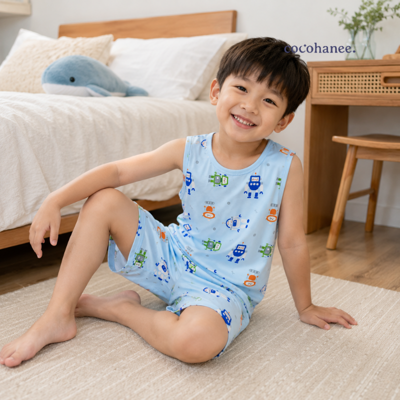 Cocohanee Wonderverse - Sleeveless Set Pajamas Robo Pals