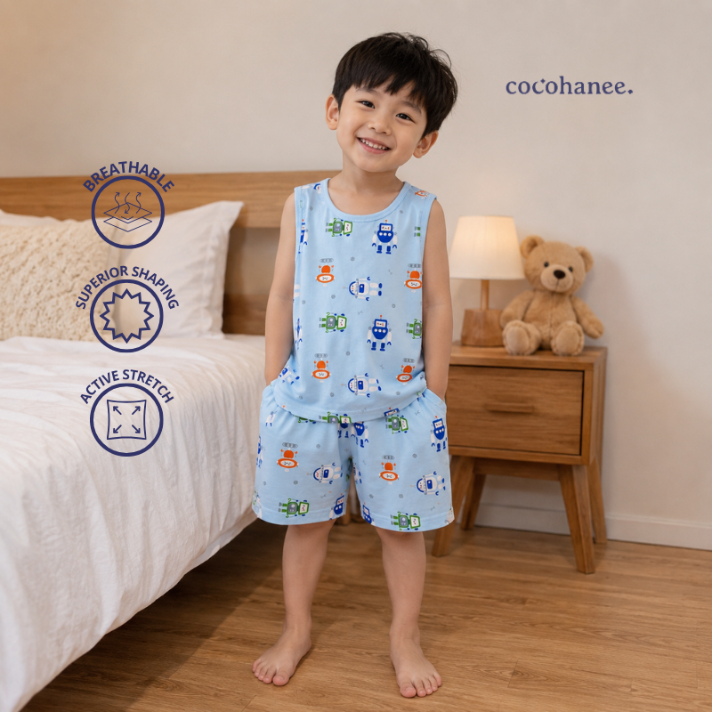 Cocohanee Wonderverse - Sleeveless Set Pajamas Robo Pals