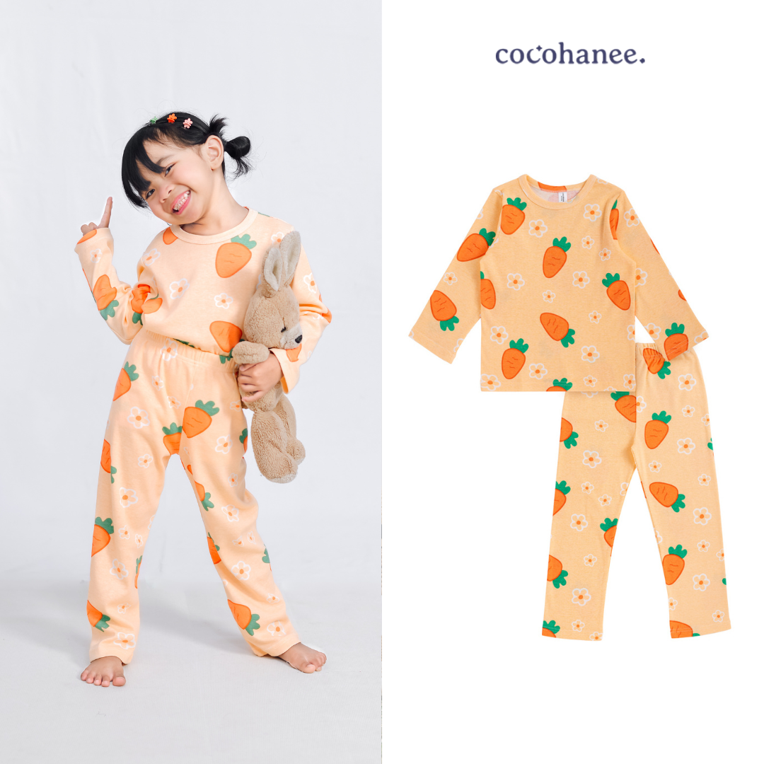 Cocohanee - Daisy Carrot Long Pajamas