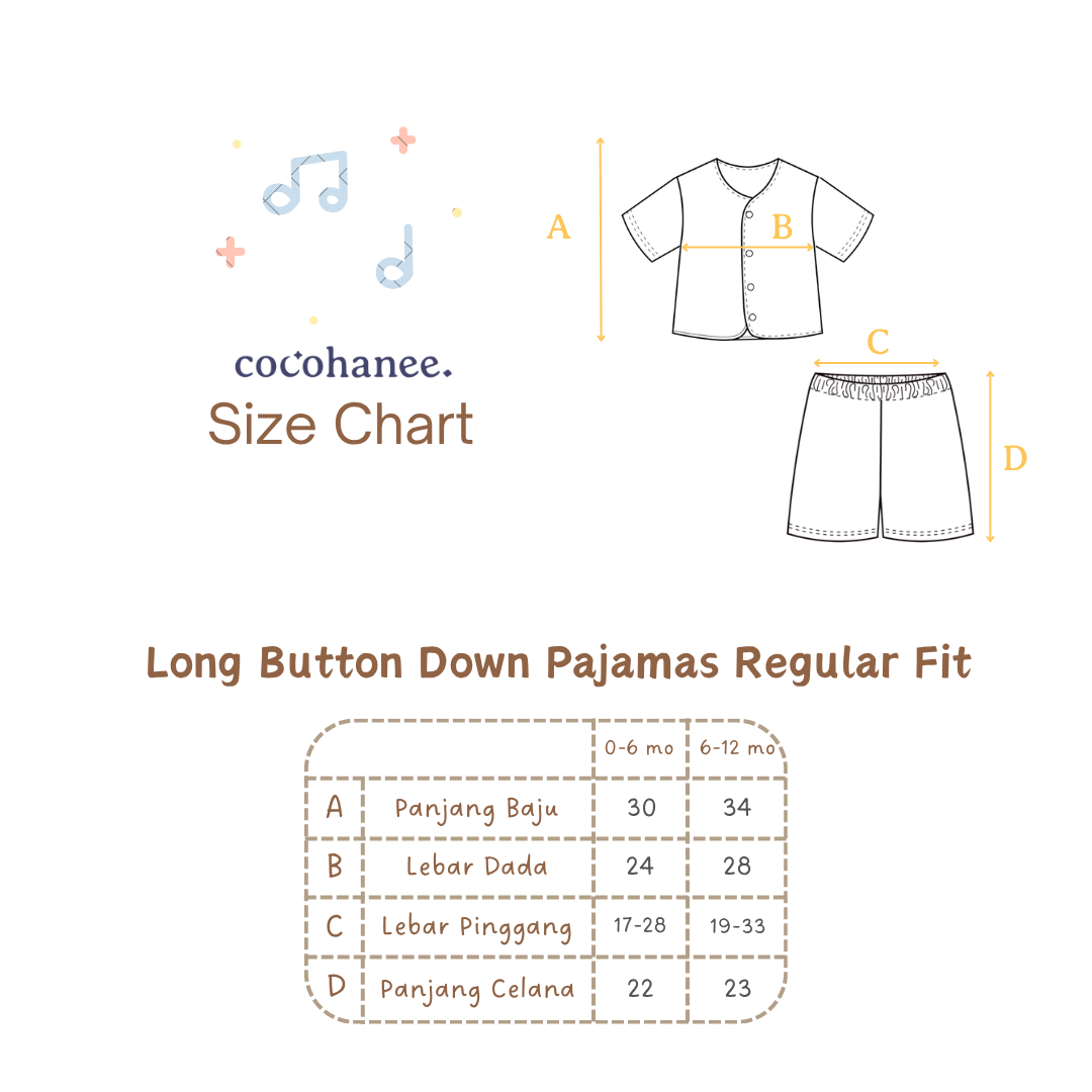 Cocohanee Local Market - Short Button Down Pajamas Garden Buddies