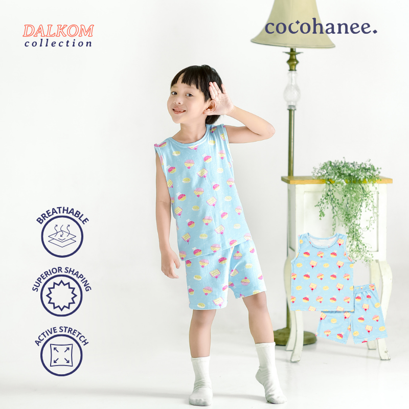 Sweet Treats - Sleeveless Pajamas - Piyama Tidur Anak
