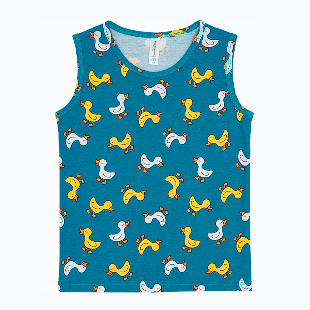 Cocohanee - Zoo Paradise Sleeveless Top - Kaos Tanpa Lengan Anak Motif