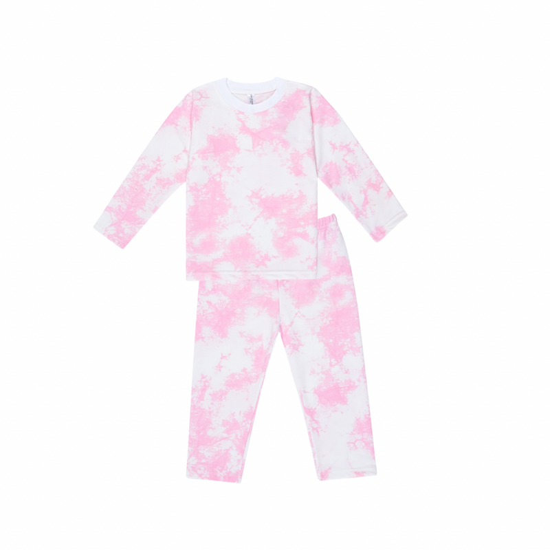 Casual Long Set - Tie Dye Loungewear - Setelan Casual Anak Baby Terry