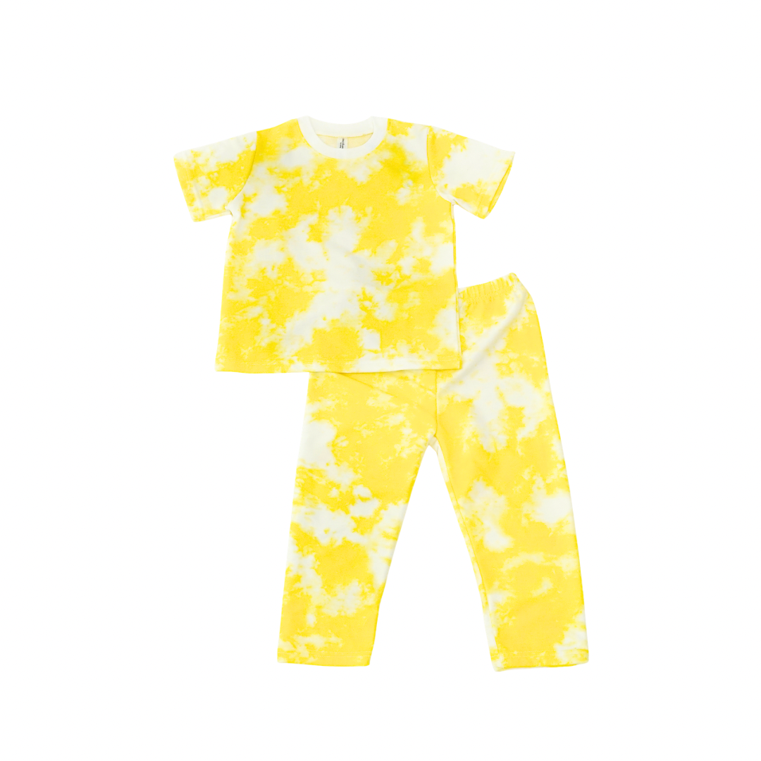 Casual Cozy Set - Tie Dye Loungewear - Setelan Casual Anak Baby Terry