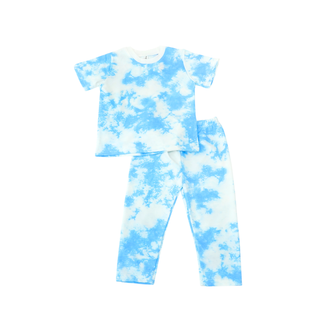 Casual Cozy Set - Tie Dye Loungewear - Setelan Casual Anak Baby Terry