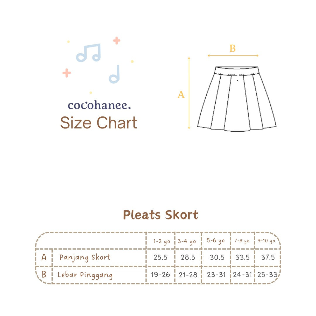 Cocohanee - Essentials Pleats Skort