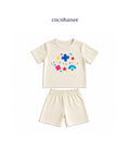 Cocohanee Classic Summer Vibe - Short Pajamas Baby Geo