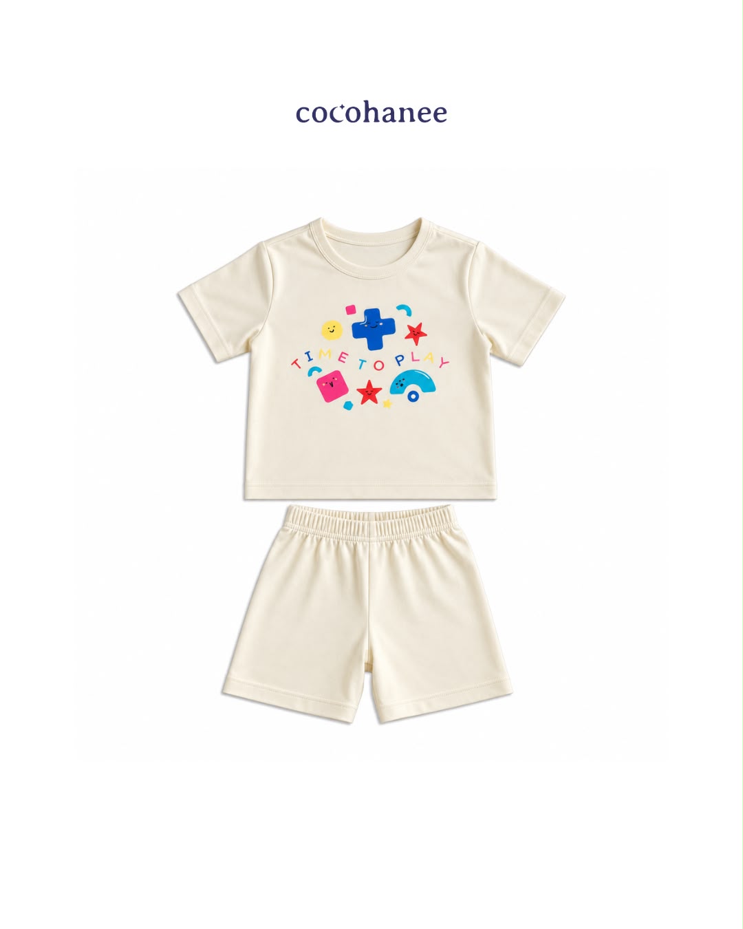 Cocohanee Classic Summer Vibe - Short Pajamas Baby Geo