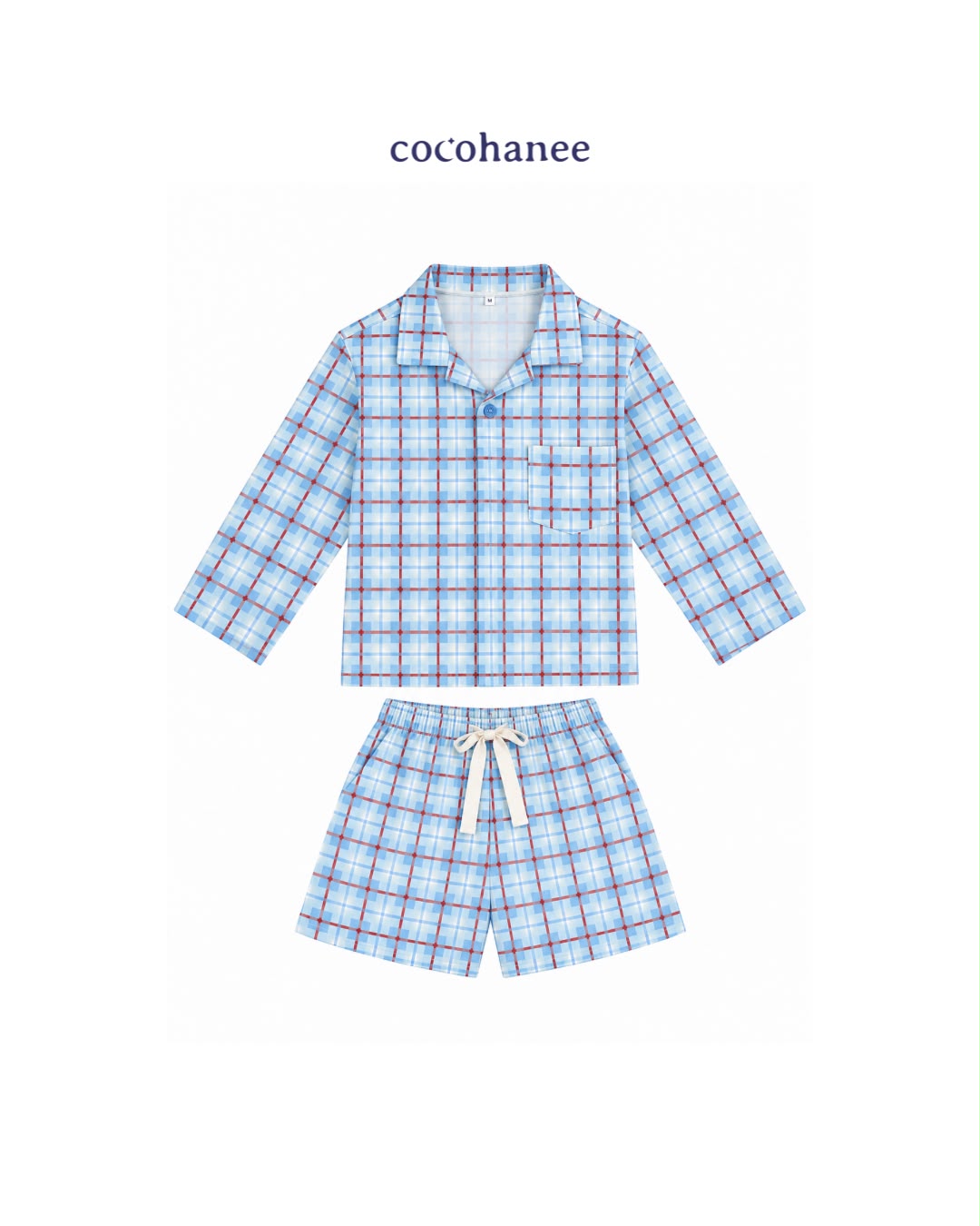 Cocohanee Classic Summer Vibe - Lune Oversize Chill Pajamas Picnic Pop
