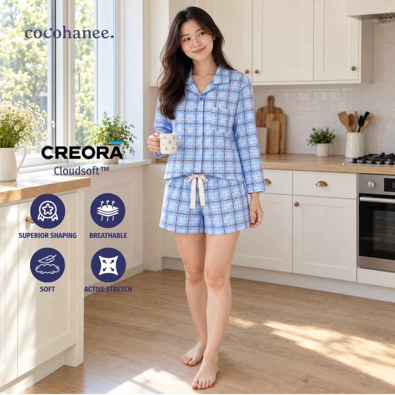 Cocohanee Classic Summer Vibe - Lune Oversize Chill Pajamas Picnic Pop